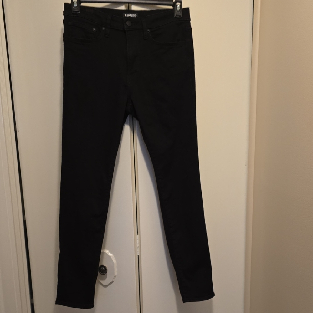 Express Men's Black Skinny Jeans